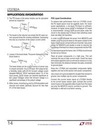 LT3782AIFE Datasheet Page 14