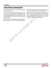 LT3782IFE Datasheet Page 16