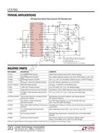 LT3782IFE Datasheet Page 20