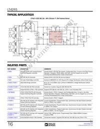 LT4293HMS#TRPBF Datasheet Page 16