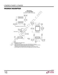 LT6000IDCB Datasheet Page 16