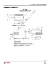 LT6000IDCB Datasheet Page 19