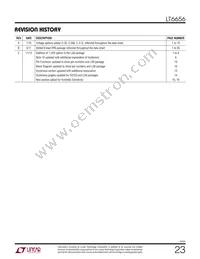 LT6656BILS8-1.25 Datasheet Page 23