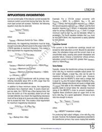 LT8316HFE#TRPBF Datasheet Page 15