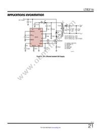 LT8316HFE#TRPBF Datasheet Page 21