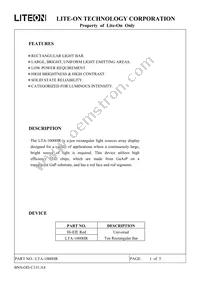 LTA-1000HR Datasheet Page 2