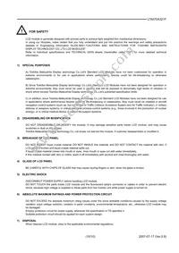 LTA070A321F Datasheet Page 10
