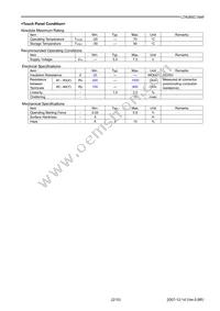 LTA085C184F Datasheet Page 2