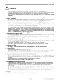 LTA085C184F Datasheet Page 10