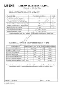 LTC-3652E Datasheet Page 5