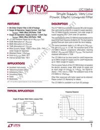 LTC1069-6IS8 Datasheet Cover