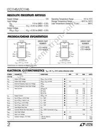 LTC1146CN Datasheet Page 2