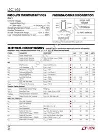 LTC1695CS5#TRPBF Datasheet Page 2