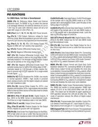 LTC2209IUP Datasheet Page 14