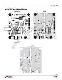 LTC2249IUH Datasheet Page 21