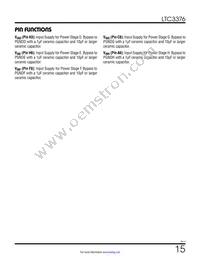 LTC3376IY#PBF Datasheet Page 15