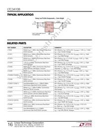 LTC3410BESC6-1.875 Datasheet Page 16