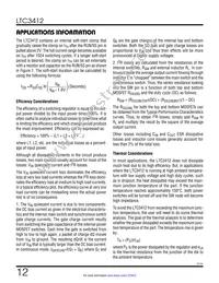 LTC3412EUF Datasheet Page 12