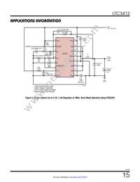 LTC3412EUF Datasheet Page 15