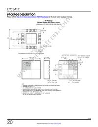 LTC3412EUF Datasheet Page 20