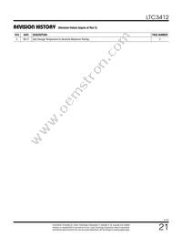 LTC3412EUF Datasheet Page 21