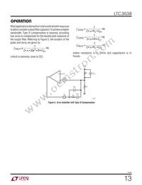 LTC3538EDCB Datasheet Page 13