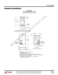 LTC3538EDCB Datasheet Page 15