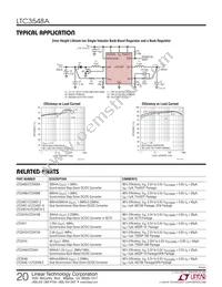 LTC3548AIMSE#PBF Datasheet Page 20