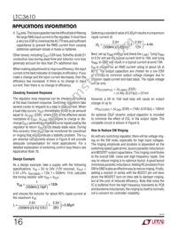 LTC3610IWP Datasheet Page 16