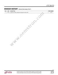 LTC3610IWP Datasheet Page 23