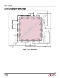 LTC3611IWP Datasheet Page 20