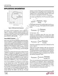 LTC3776EGN Datasheet Page 14