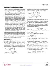 LTC3780MPUH Datasheet Page 23