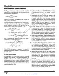 LTC3786HUD#TRPBF Datasheet Page 22