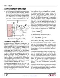 LTC3807MPFE#TRPBF Datasheet Page 22