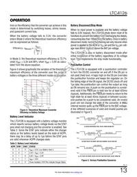 LTC4126EV#TRPBF Datasheet Page 13