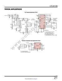 LTC4126EV#TRPBF Datasheet Page 21