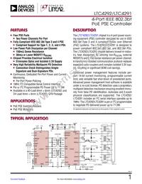 LTC4292IUJ#TRPBF Datasheet Cover