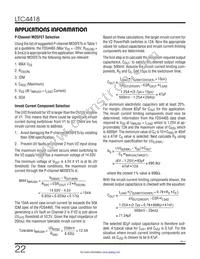 LTC4418CUF#PBF Datasheet Page 22