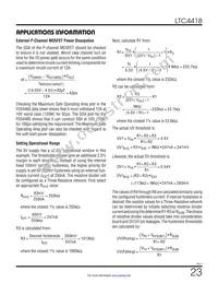 LTC4418CUF#PBF Datasheet Page 23