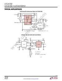 LTC6102IDD Datasheet Page 22