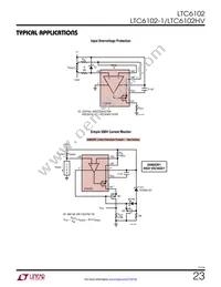 LTC6102IDD Datasheet Page 23