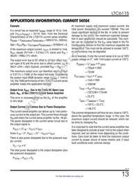 LTC6115HMS#TRPBF Datasheet Page 13