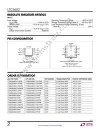LTC6652BHLS8-5 Datasheet Page 2