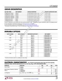 LTC6652BHLS8-5 Datasheet Page 3