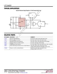 LTC6652BHLS8-5 Datasheet Page 20