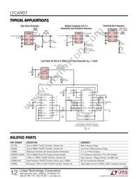 LTC6907HS6#TRPBF Datasheet Page 12