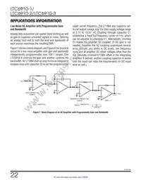 LTC6910-1HTS8#TRMPBF Datasheet Page 22