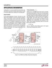 LTC6912CDE-2 Datasheet Page 20