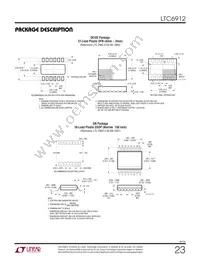 LTC6912CDE-2 Datasheet Page 23